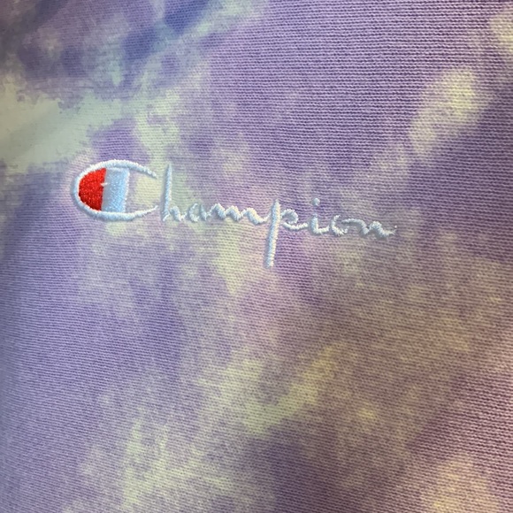 Tie-dye Champion reverse weave hoodie - Picture 2 of 4